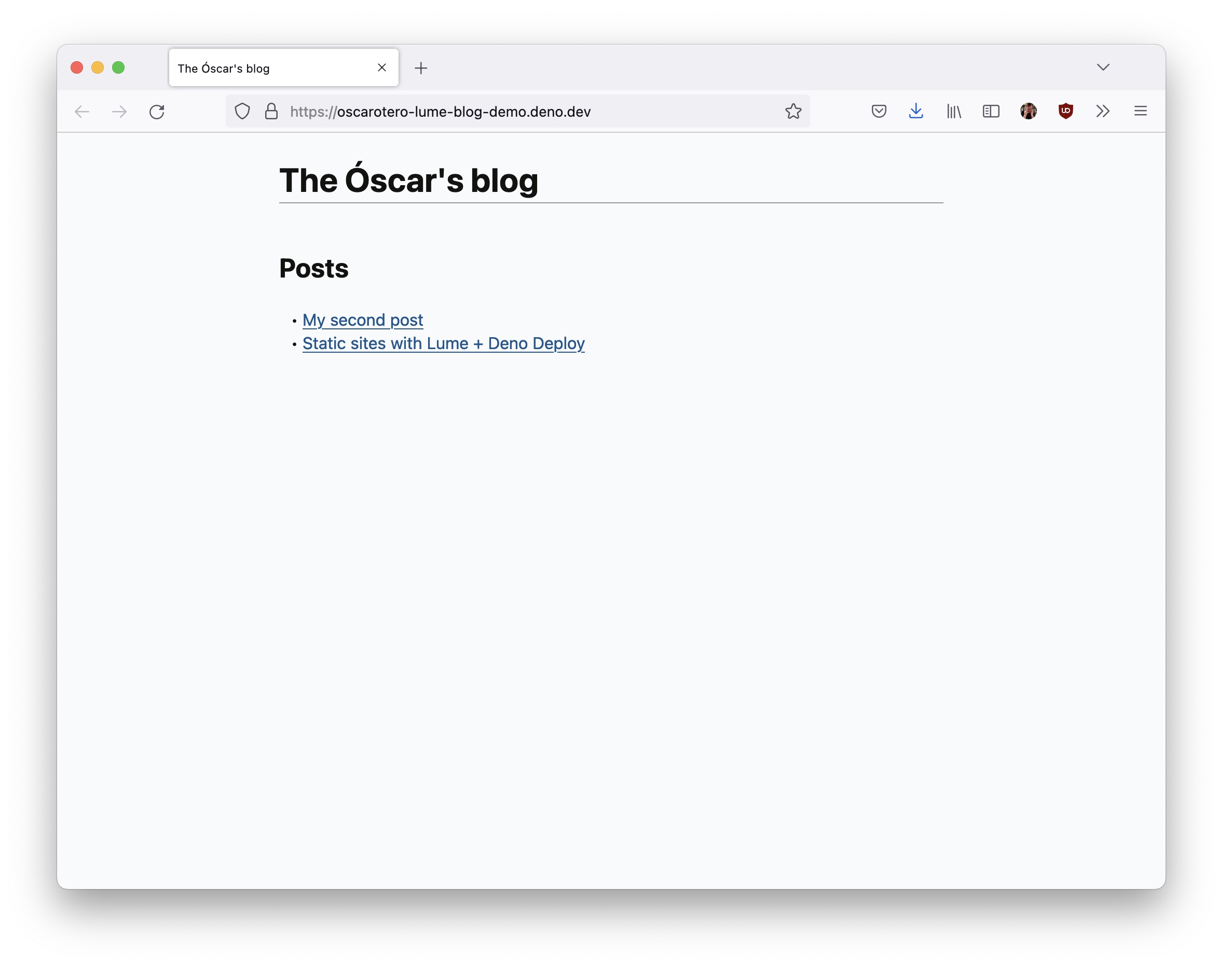 Oscars blog served from Deno Deploy